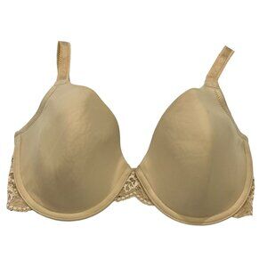Wacoal 85340 French Garden Seamless Underwire Nude Lace Bra 34DD